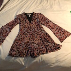 BCBG chic floral ROMPER